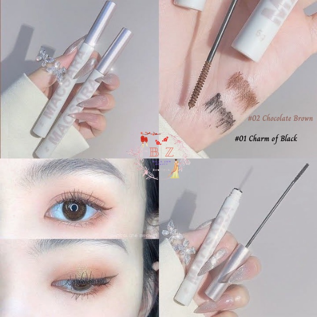 Mascara xoay 360 độ Maxfine, đầu cọ mảnh 2.5MM giúp mi cong dài chuốt từng sợi mi nhỏ nhất - BellaZom Beauty | BigBuy360 - bigbuy360.vn