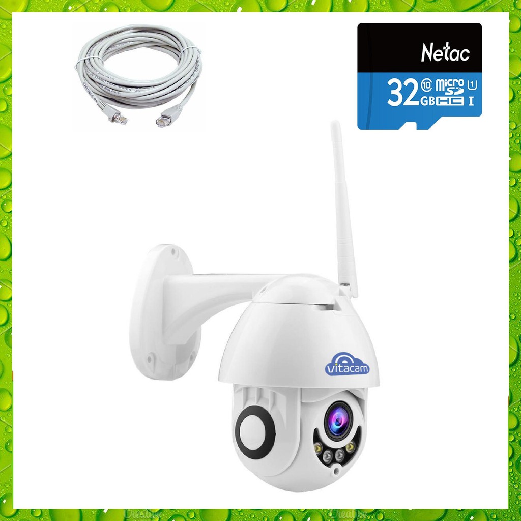 [TẶNG CÁP MẠNG 10M VÀ THẺ NHỚ 32G] CAMERA VITACAM DZ1080S PRO / DZ3000 pro