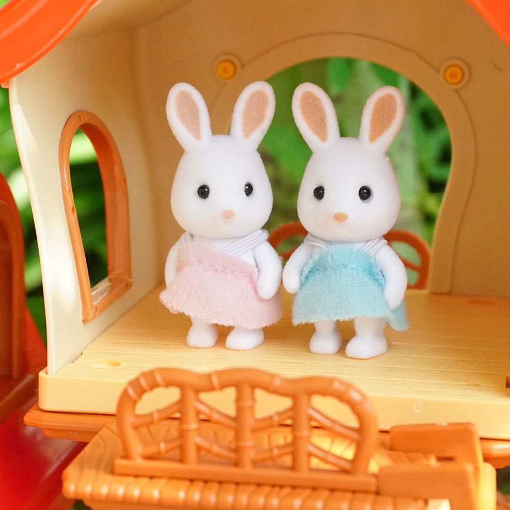Thỏ Đồ Chơi Thiết Kế Sống Động Koala. Set 2 Mô Hình Chú Voi Mini 4.5CM 1:12 Trang Trí Nhà Búp Bê