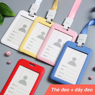 Dây đeo thẻ học sinh nhiều màu sắc  -  Dây đeo bảng tên nhân viên thiết kế tính tế đẹp mắt (DDT01)