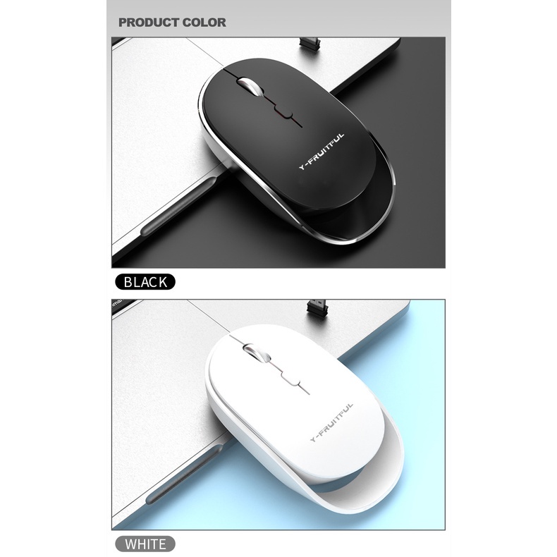 Chuột Bluetooth không dây Cibox sạc M90 2.4G cho máy tính,laptop Pin trâu