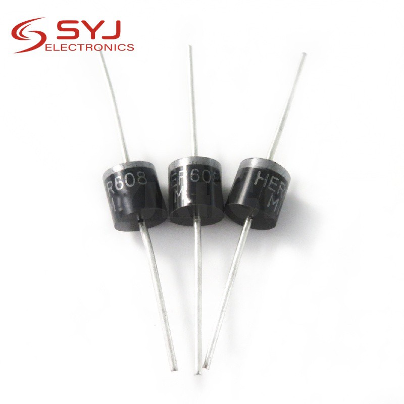 Bộ 10 Linh Kiện Điện Tử Her608 6a 1000v R-6 Do-27