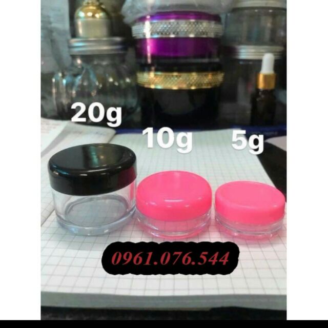 100 HỦ CHIẾT 10G ĐEN