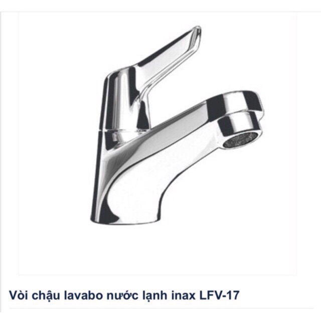 Vòi lavabo rửa mặt INAX LFV-17, vòi lavabo rửa tay, vòi lavabo nước lạnh