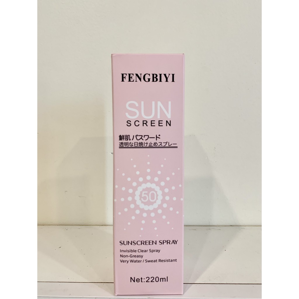 Chăm sóc da mặt - Kem chống nắng Sun Screen SPF 50, dạng xịt chính hãng Nhật Bản ngăn tia cực tím khói bụi, cung cấp ẩm | BigBuy360 - bigbuy360.vn