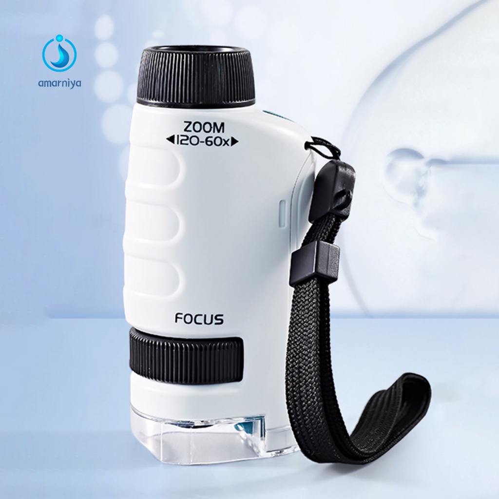 Kính HiểN Vi Mini 60-120X KèM Phụ KiệN Chuyên DụNg