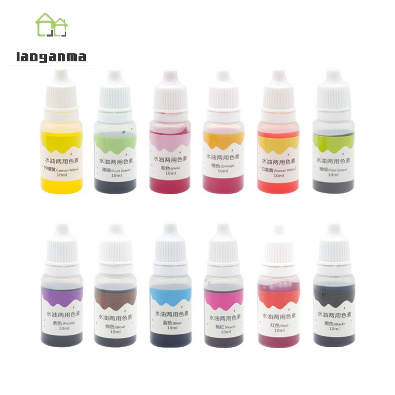 10ml Handmade Soap Dye Pigments Base Color Liquid Pigment DIY Manual Soap Colorant Tool Kit