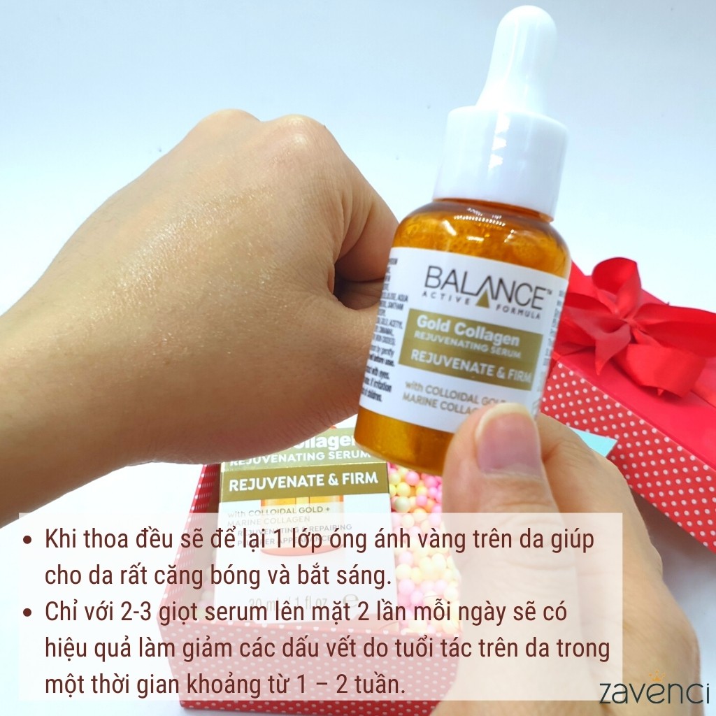 Serum BALANCE Tinh chất Vàng Gold Collagen Rejuvenating Cung Cấp Collagen Chống Lão Hóa (30ml) | BigBuy360 - bigbuy360.vn