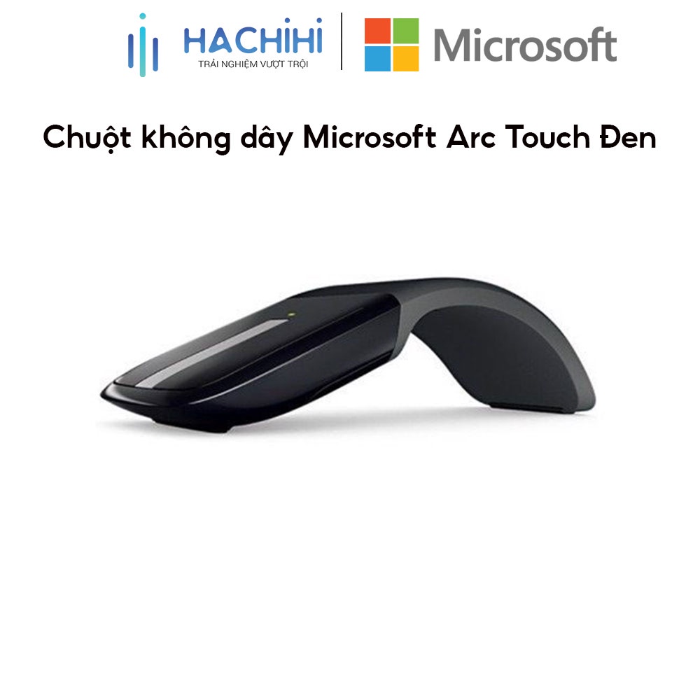 Chuột không dây Microsoft Arc Đen