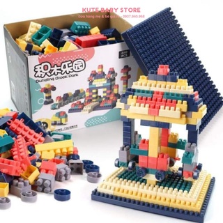 Bộ đồ chơi lắp ráp lego 520 chi tiết cho bé