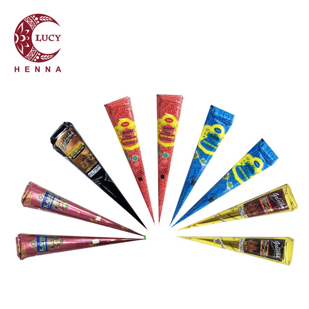 COMBO 4 TUÝP MỰC VẼ HENNA