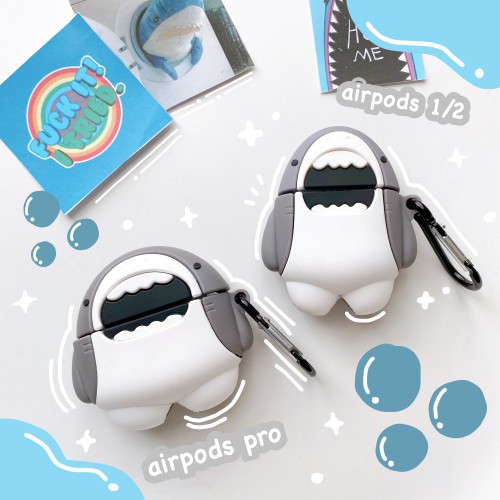 Case AirPods Vỏ Bọc Tai Nghe AirPods 1/2/Pro hình Cá Mập - Minh An Saigon