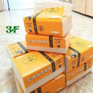 Combo 3 gói giấy ăn gấu trúc sipao