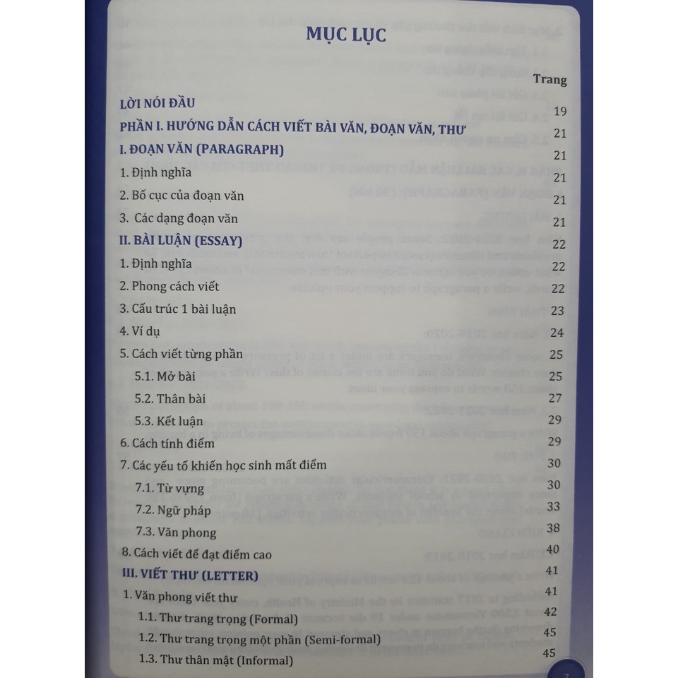 Sách - Bài Luận Mẫu Tiếng Anh dành cho học sinh thi trung học phổ thông chuyên 3 miền Bắc - Trung - Nam