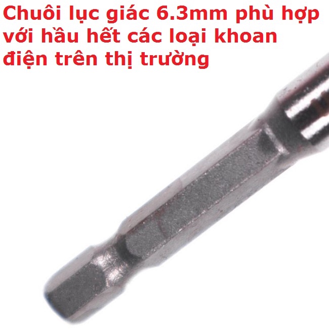 (Bán lẻ)Mũi khoan gỗ khoét gỗ chuôi lục giác - Mũi khoan khoét lỗ tròn đường kính 15mm đến 35mm