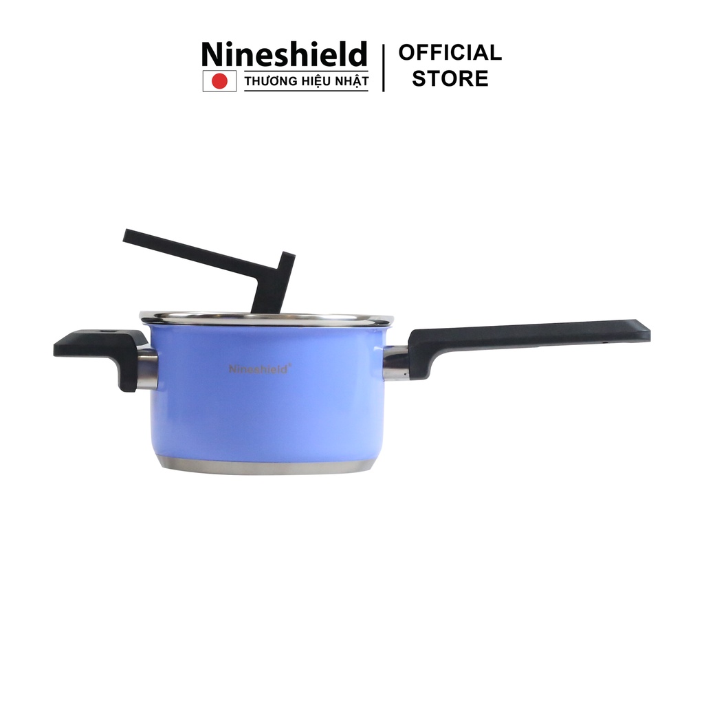 Set nồi chảo chống dính 5 món Nineshield KB BNI66 - Bộ nồi inox 304 cao cấp đa năng tiện lợi độ bền cao