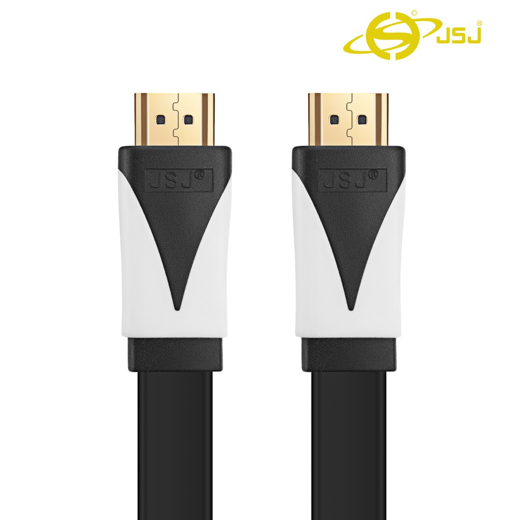 Cáp HDMI 2.0 JSJ JB-H600 dài 1.8m - 5m chất lượng hình ảnh sắc nét lên tới 4K, hỗ trợ 3D IMAX màn hình lớn