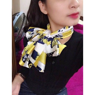 Khăn lụa cách điệu quàng cổ thời trang cao cấp