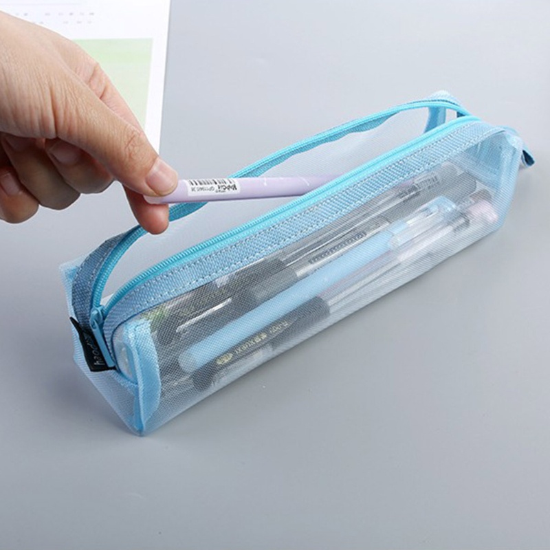 Túi Lưới Đựng Bút Trong Suốt Cỡ Lớn Tiện Dụng Cho Gia Đình / Văn Phòng