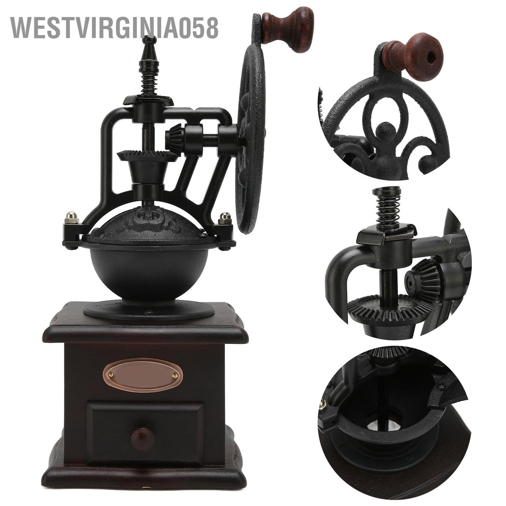 Có thể bán buôn Máy Xay Cà Phê Bằng Tay Chuyên Nghiệp Cầm Cổ Điển Cho Nhà Hàng Phương Tây Các Quán Westvirginia058 Hàng giao ngay