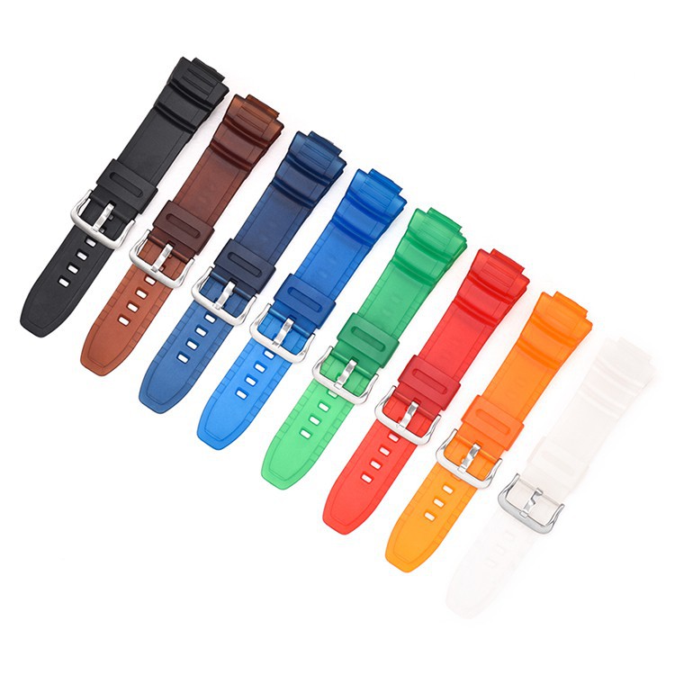 Dây đeo đồng hồ thay thế cho Casio Mcw-100H 16mm Mcw110H Hdd-S100 Wv-200 W-S220 Ae-2000 Ae-2100