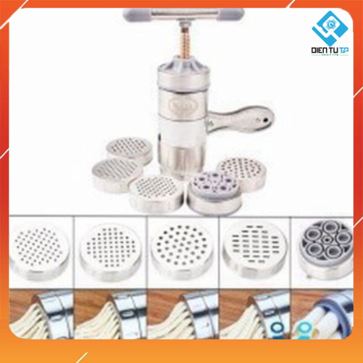 Máy Làm Bún, Mì Tươi Tại Nhà Bằng Inox, Tặng Kèm Bộ 5 Size Bún - ĐIỆN TỬ TP