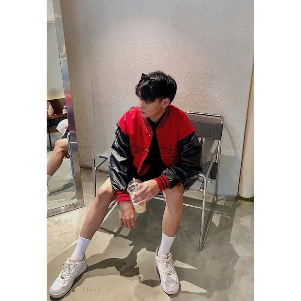 HÀNG SẴN & HÌNH THẬT - Áo khoác bóng chày - Áo khoác varsity BlackAir - Made Extreme - unisex cho cả nam và nữ - The Mei