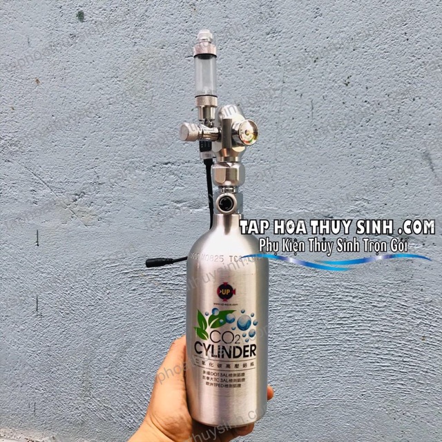 BÌNH  nhôm Upaqua 0.6L lùn cho hồ nano