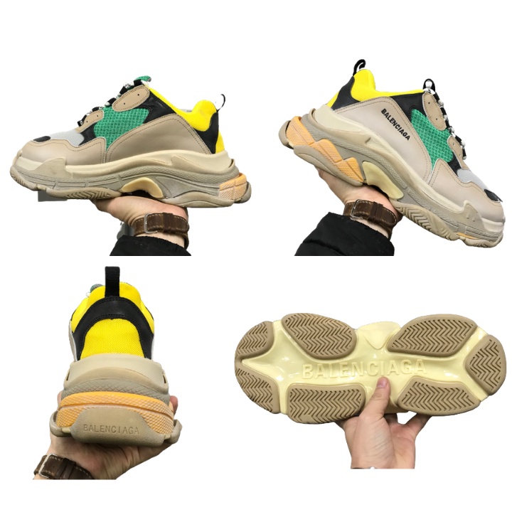 SNEAKER NAM NỮ GIÀY THỂ THAO NAM NỮ BALENCIAGA TRIPLE S ĐẾ TÁCH PHÂN TẦNG CHUẨN CHỮ BẢN R11