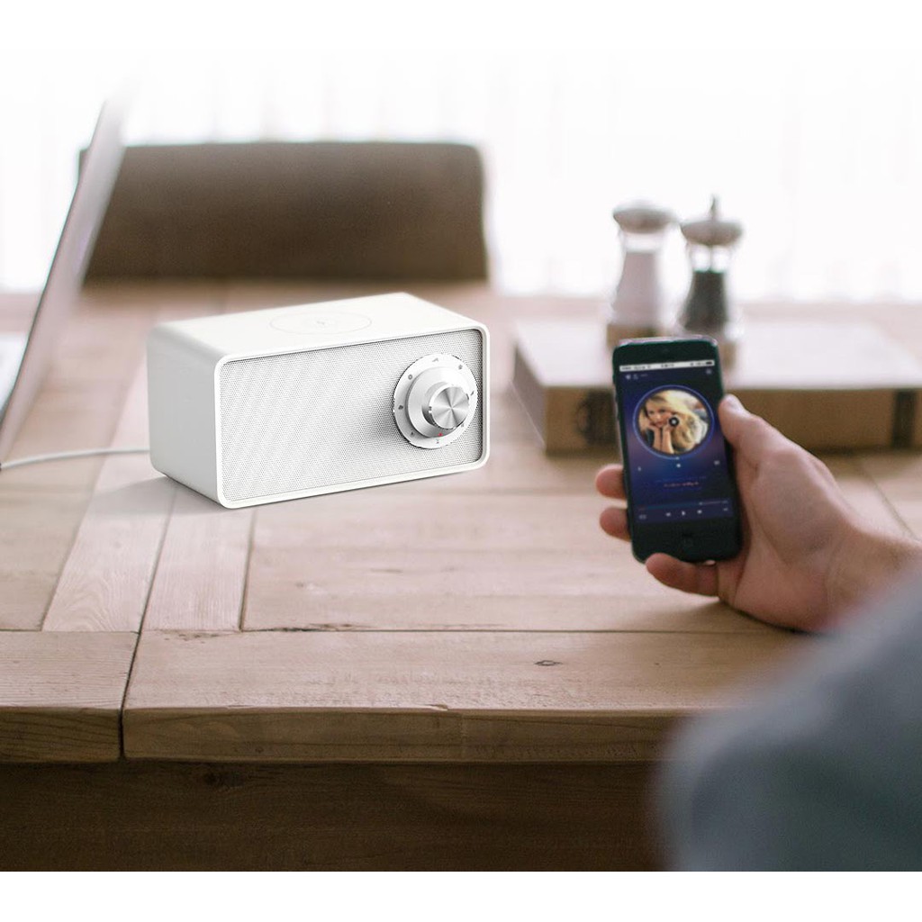 Loa bluetooth tích hợp sạc không dây Qualitell ZS1001/Xiaomi XMWXCLYYX01ZM