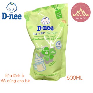 Nước rửa bình sữa Dnee organic túi 600ml Thái Lan nhập khẩu