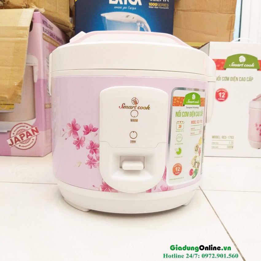 Nồi cơm điện SMARTCOOK RCS1793 1,2 lít Bảo hành Chính Hãng