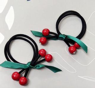 Cột tóc quả cherry (buộc tóc cherry), xinh xắn, dễ thương cho nữ