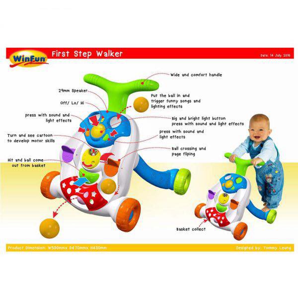 Xe tập đi thả bóng Winfun WF000829