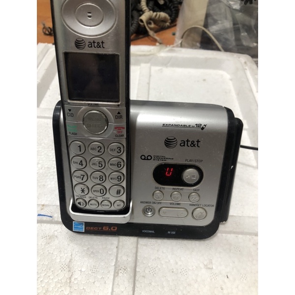 Điện thoại mẹ bồng con At&T ghi âm hiện số