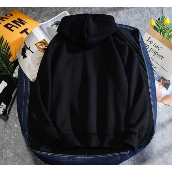 Áo Hoodie Cổ Khóa Đen Trắng Unisex Mẫu Áo Hoodie Nam và Nữ Đẹp - | BigBuy360 - bigbuy360.vn