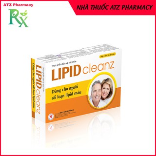 Lipidcleanz - Giải Pháp Hoàn Hảo Cho Người Rối Loạn Mỡ Máu Hộp 30 Viên Lipid Cleanz