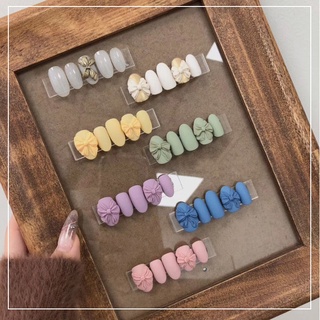 Khuôn silicon nail nơ, gấu làm móng