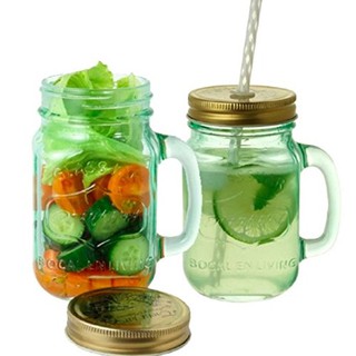 Bình detox thủy tinh 380ml Hàng Nhật