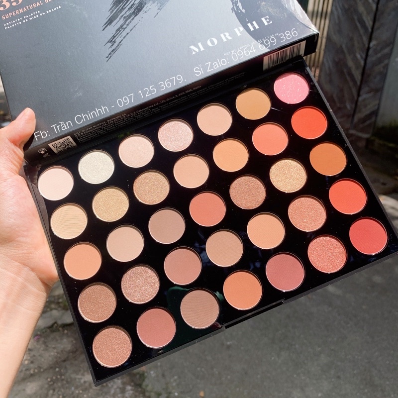 BILL US - Bảng phấn mắt Morphe 35O  Supernatural Glow Eyeshadow Palette