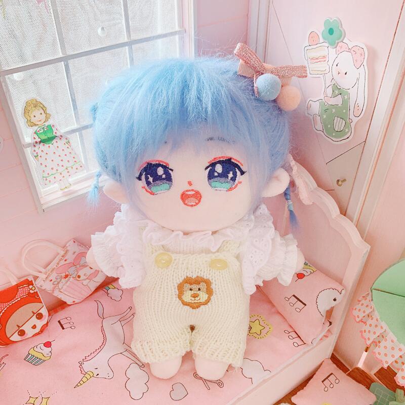 Phụ kiện trang phục áo sweater/quần yếm/ giày dễ thương phù hợp cho búp bê 20cm