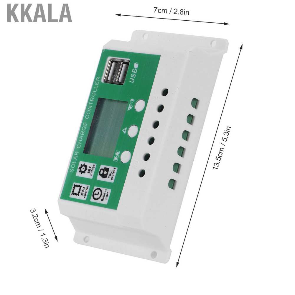 Bộ Điều Khiển Sạc Năng Lượng Mặt Trời 40a 12v 24v Mppt Màn Hình Lcd