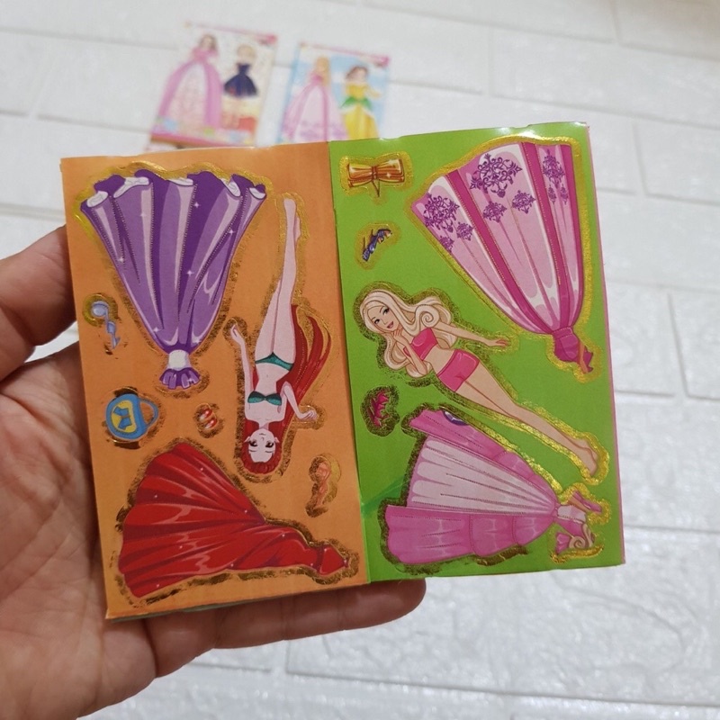 Set 350 hình dán công chúa thay đồ siêu xinh