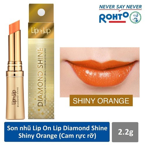 Son Nhũ Trang Điểm Dưỡng Tối Ưu Lip On Lip Diamond Shine 2,2g FREESHIP Hàng Chính Hãng Mềm Môi Dưỡng Ẩm -HT133