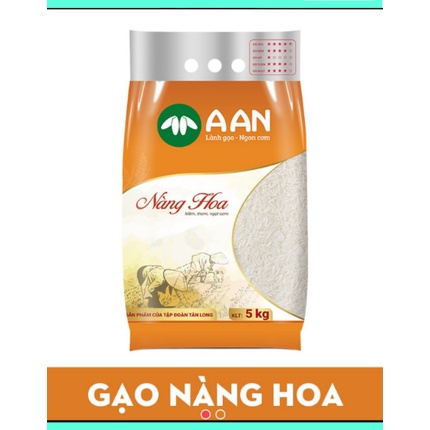 Gạo Nàng Hoa, Mềm, Thơm, Ngọt Cơm Túi 5kg