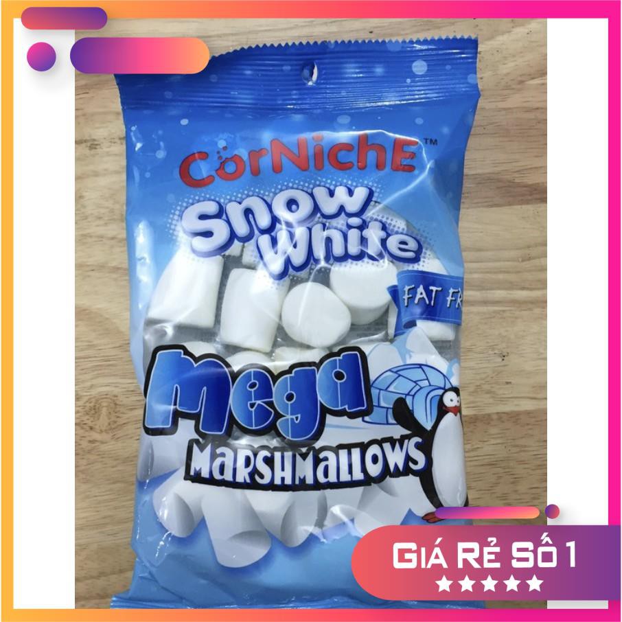 Kẹo Marshmallow trắng Snow White CorNiche 120g Xuất xứ Phillippines