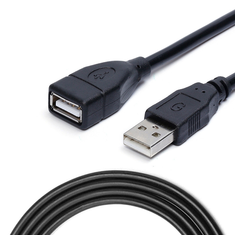 Cáp mở rộng 3M USB 2.0 Đường truyền dữ liệu đầu đực sang đầu cái