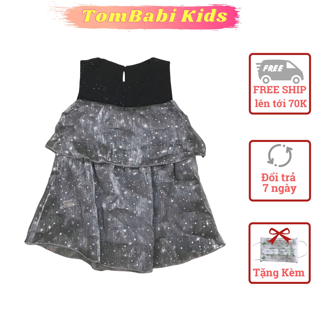 Váy công chúa bé gái hàng Quảng Châu, đầm công chúa cho bé từ 15-25kg chất von lụa