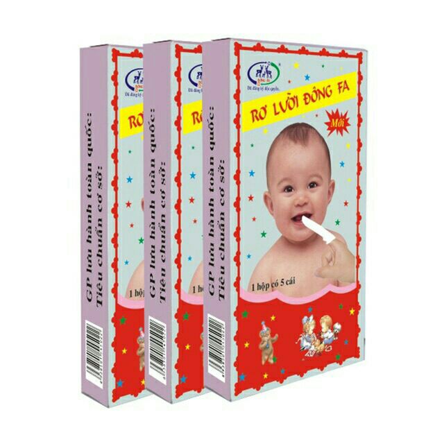 5 hộp rơ lưỡi Đông Pha cho bé