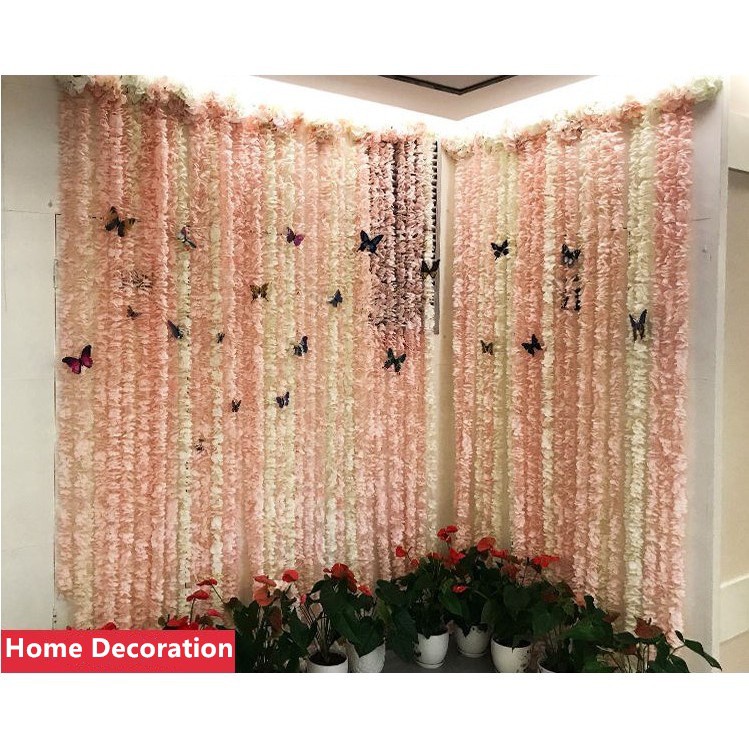 Dây hoa tử đằng giả 100cm dùng để treo tường trang trí tiệc đám cưới/ chụp hình/ nhà cửa/cửa hàng nhiều màu tuỳ chọn